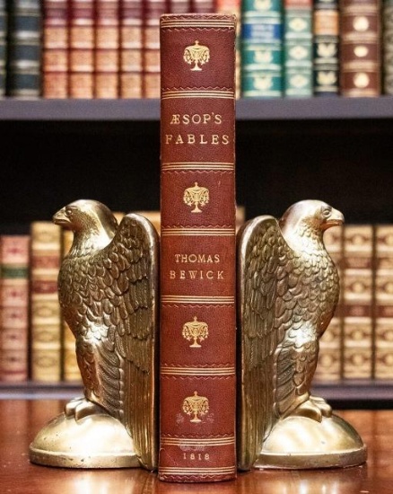 1818 Fables of Aesop and Others With Designs On Wood by Thomas Bewick 1stED
