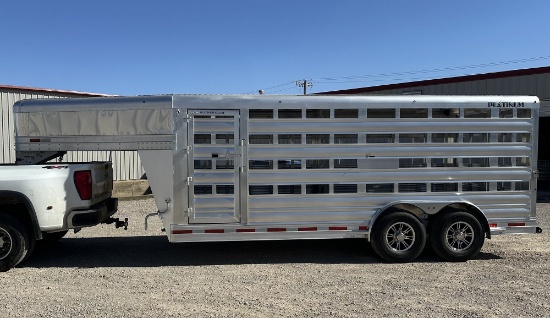 2025 Platinum 18' x 8" Livestock Trailer