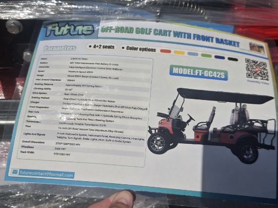Off-Road Golf Cart - 2026 Unused