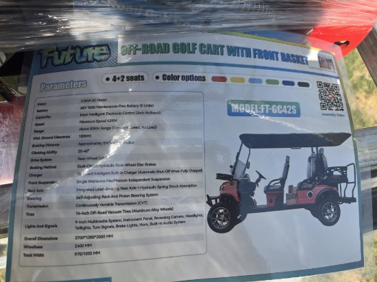 Off-Road Golf Cart - 2026 Unused