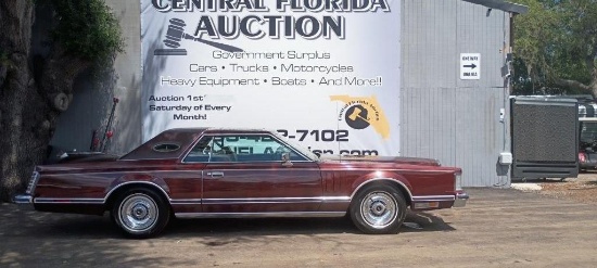 1977 Lincoln CONTINENTAL RUNS/MOVES