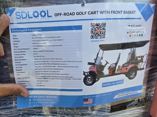 2026 SdlOOL Off-Road Golf Cart SL-GC42S Unused