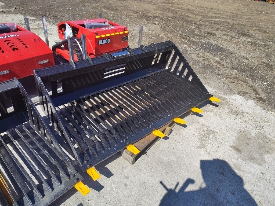 2026 GIYI GY-RB66 Skid Steer Rock Bucket
