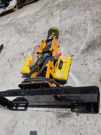 2026 GIYI Skid Steer Post Driver -] GY-D680