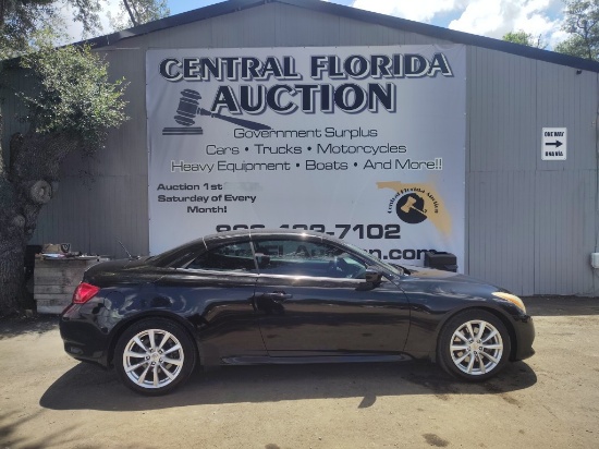 2012 INFINITI G37 Convertibl RUNS/MOVES Base