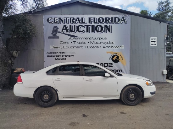 2013 Chevrolet Impala Police RUNS/MOVES