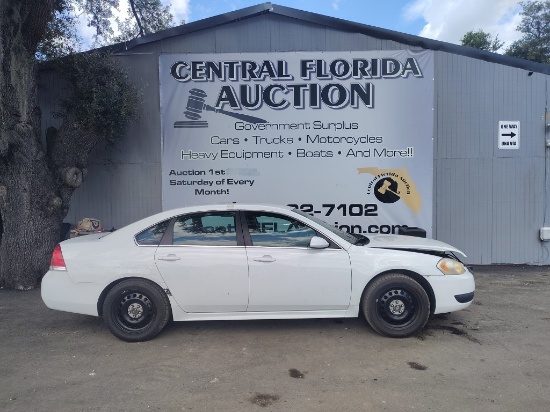 2013 Chevrolet Impala RUNS/MOVES Police