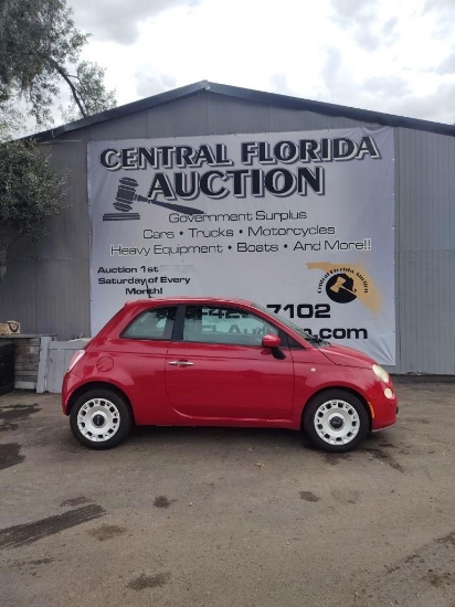 2012 FIAT 500 RUNS/MOVES Pop/ MANUAL TRANS