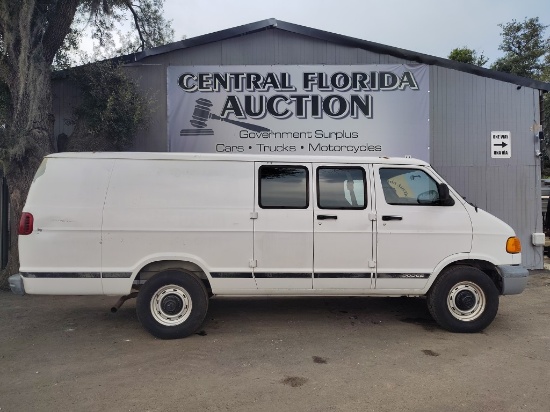 2003 Dodge Ram Van RUNS/MOVES 3500
