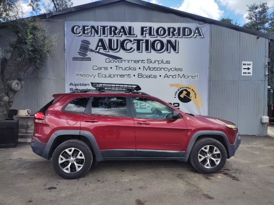 2016 Jeep Cherokee RUNS/MOVES Trailhawk