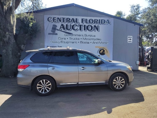 VIN: 5N1AR2MM2FC663625 Miles: 176940 Engine: V6, 3.5 Color: GRAY