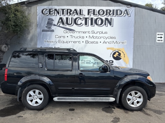 2012 Nissan Pathfinder RUNS/MOVES S