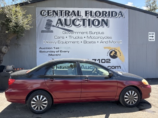 2005 Toyota Corolla RUNS/MOVES CE