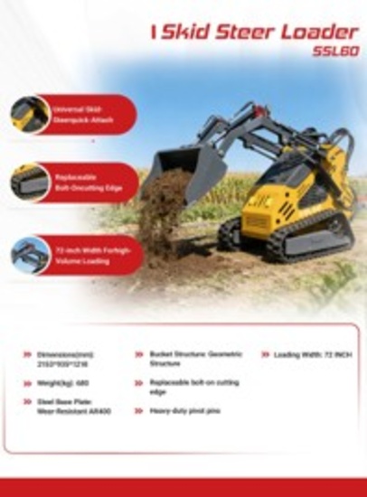2026 Sdlanch SKID STEER LOADER SSL60