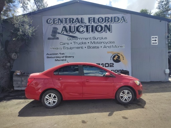 2012 Chevrolet Sonic RUNS/MOVES LS