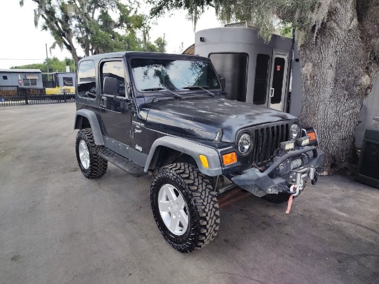 2001 Jeep Wrangler Sport runs/moves