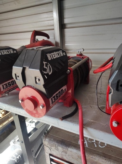 STEALTH 12V ELECTRIC WINCH 13,500LB