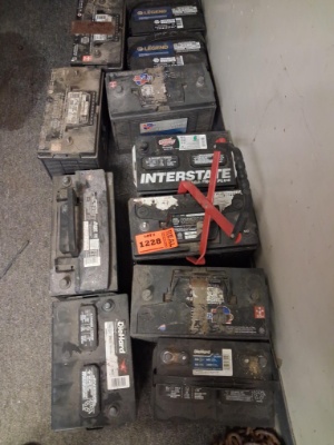 Lot of Car / Truck Batteries