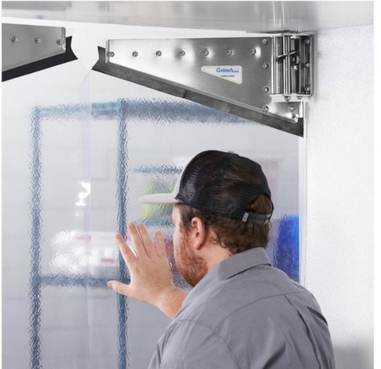 New Curtron PP-C-080-6078 60" x 78" Polar-Pro Swinging Door - Polar Grade