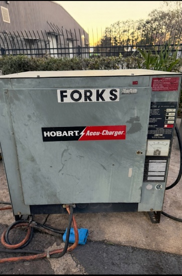 Hobart forklift charger