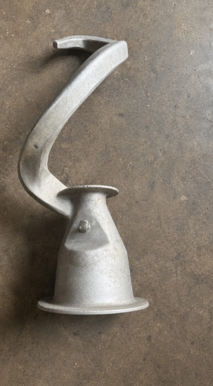 Hobart 80-quart aluminum "ED" style spiral dough hook. retail price $1200