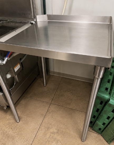 Stainless Dish Machine Tables