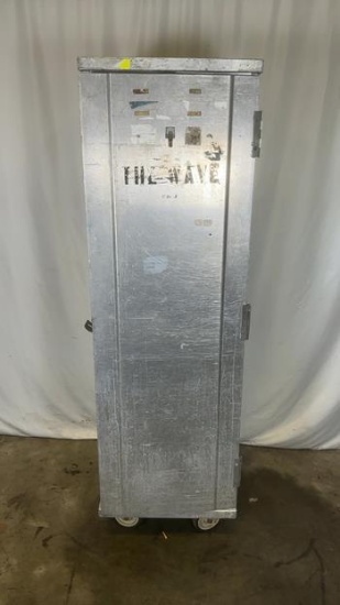 New Age Industrial 1290 Pan Rack, Mobile Full Height Aluminum Construction