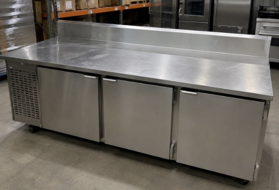 92 In Commercial work top Edward 3 door refrigerator