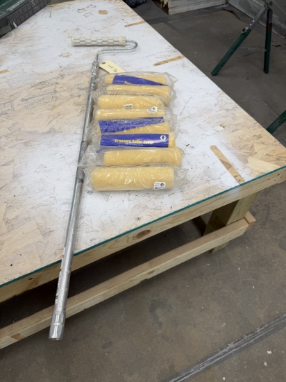 GRACO Roller Extension for paint sprayer with 8 covers