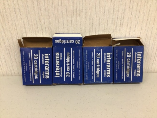 Sears 7mmX57 soft point ammo, 75 rounds