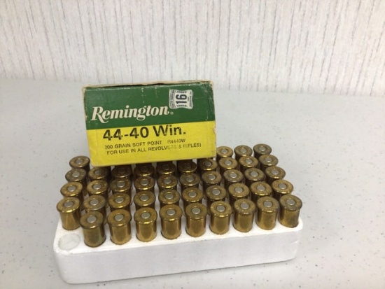 Remington 44-40 ammo. Missing 1
