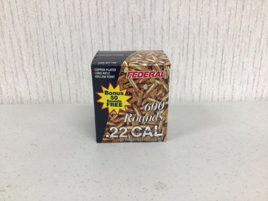 .22lr ammo, 600 rounds, unopened