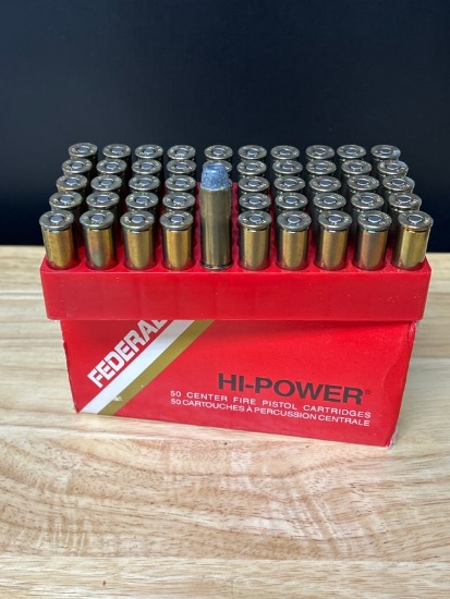 Federal 45 Colt hollow point ammo