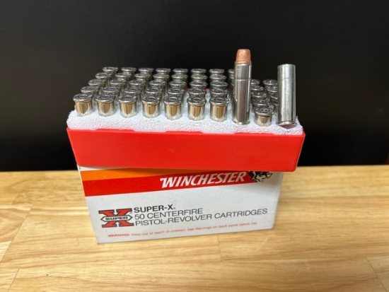 Winchester 357 Magnum ammo. 40 bullets, 10 spend shells