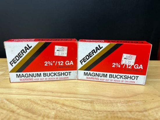 Federal 12 gauge Magnum Buckshot Matching lot numbers