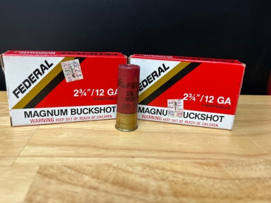 Federal 12 gauge Magnum Buckshot Matching lot numbers