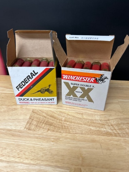 Federal & Winchester 12 gauge 4 shot