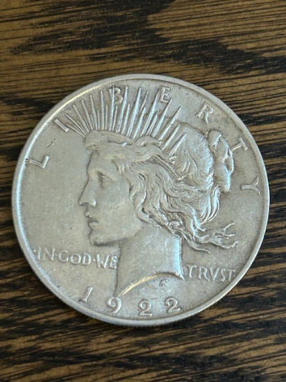 1922 Peace Silver Dollar