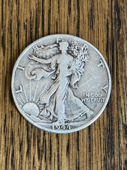 1944 Walking Liberty Silver Half Dollar