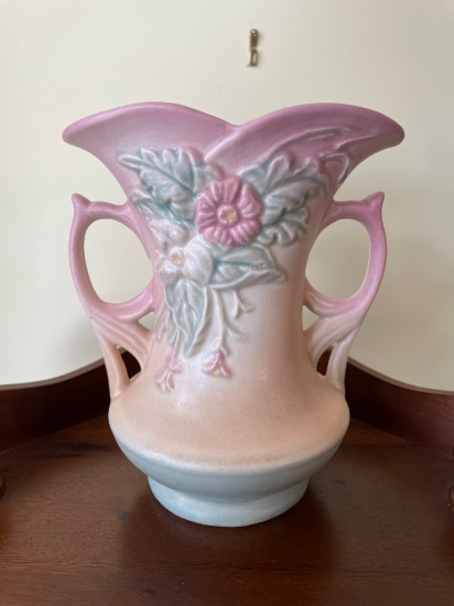 Hull Art USA S2-6 1/2" Two-Handled Pottery Vase