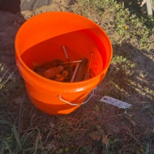 Bucket of Screw Drivers