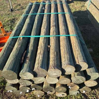 6" by 8' Wood Fence Posts
