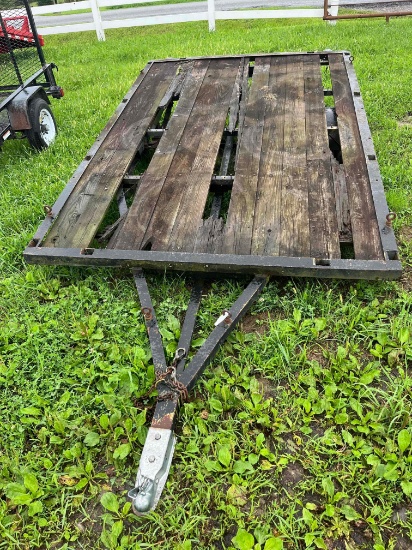 6 Ft Flatbed Garden Trailer