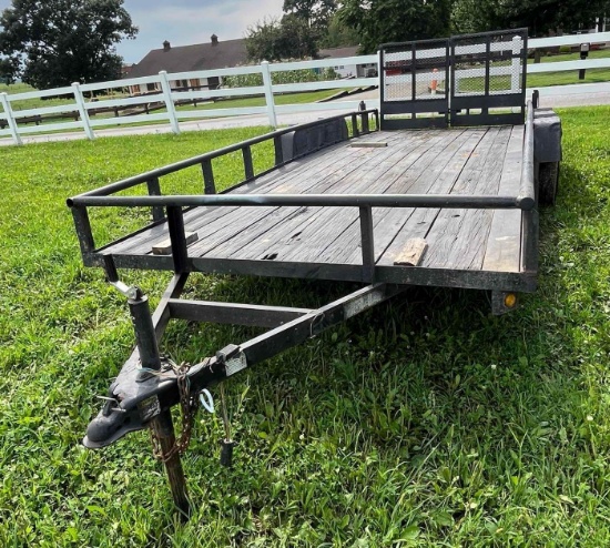 20 Ft Gooseneck Flatbed Trailer