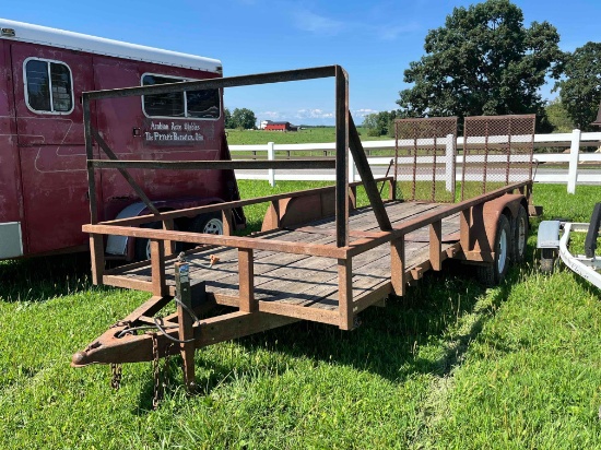 2000 18 Ft Equipment Trailer