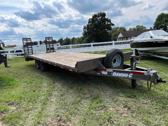 2017 Diamond C 20 Ft Equipment Trailer
