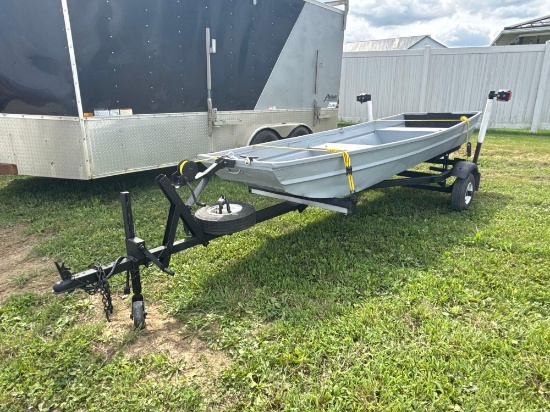 12 Ft Fishing Boat and Trailer