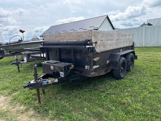 2021 10 Ft Dump Bed Trailer