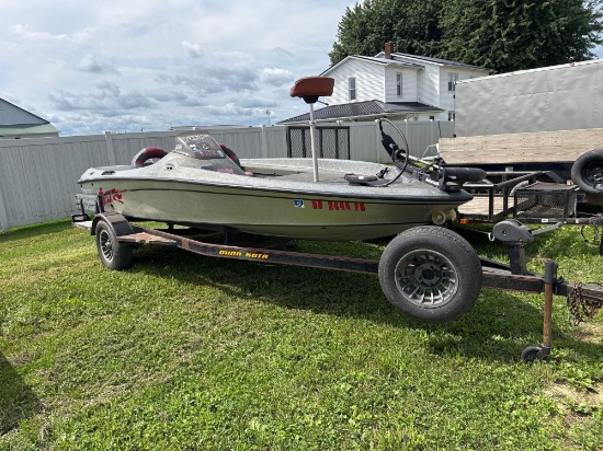 12 Ft Astro Fiberglass Boat & 9.9 Motor
