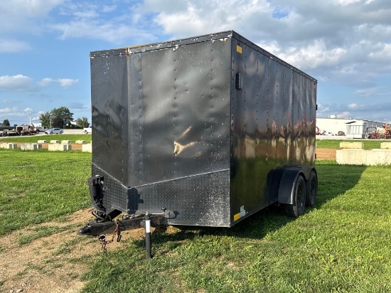 14 Ft Enclosed Trailer w Ramp Door